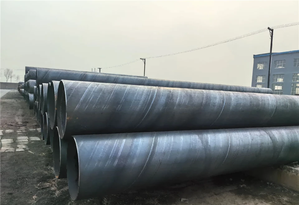 3LPE FBE เคลือบ API 5L X70 X80 PSL2 SSAW ท่อเหล็กเชื่อมอาร์คจมอยู่ใต้น้ำเกลียว